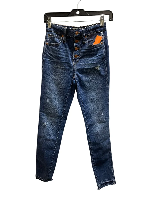 Jeans Skinny By Madewell In Blue Denim, Size: 0 Hip Women's Urban