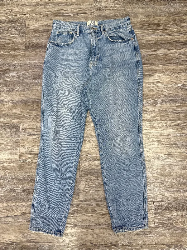 Jeans Straight By We The Free In Blue Denim, Size: 6 Business