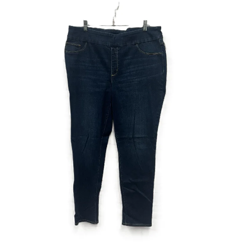 Jeans Jeggings By Chicos In Blue, Size: 14 Youthful Women's Pop