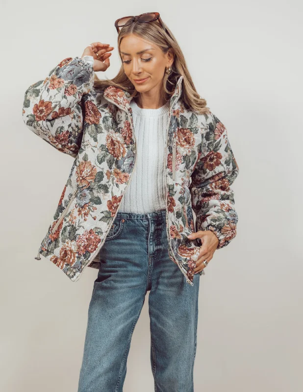 Alden Floral Jacket Rugged Women's Outdoor 