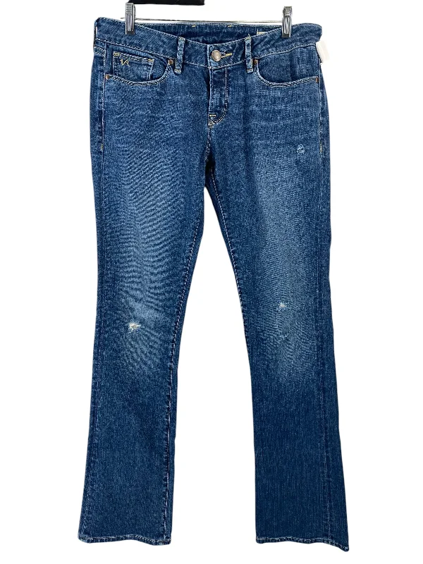 Jeans Boot Cut By Clothes Mentor In Blue Denim, Size: 30 Gym