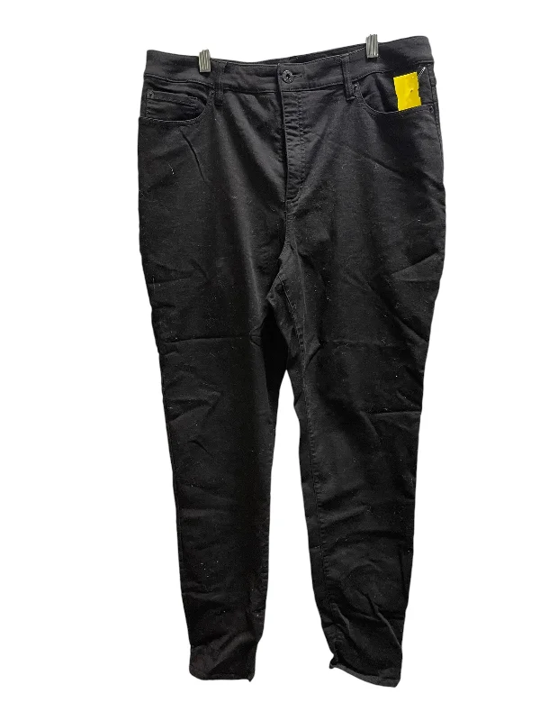 Jeans Boot Cut By Inc In Black, Size: 18 Refined Women's Classic 