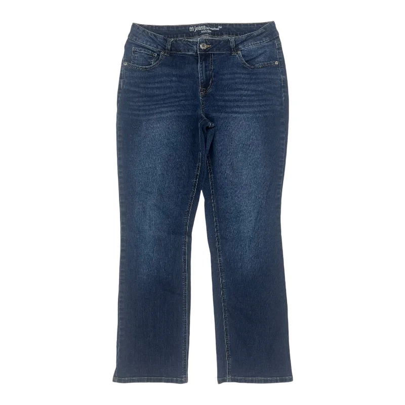 Jeans Straight By Maurices In Blue Denim, Size:14 Cozy Women's Sherpa - lined