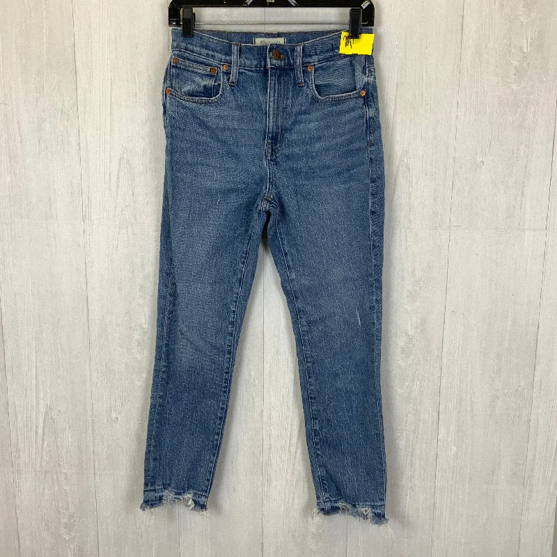 Jeans Boyfriend By Madewell In Blue Denim, Size: 2 Athletic Women's High - 