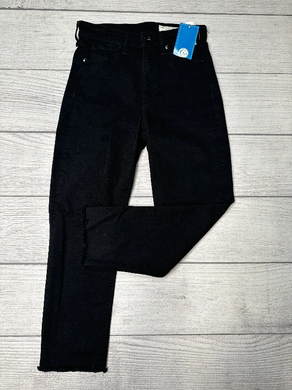 Jeans Designer By Rag & Bones Jeans In Black, Size: 2 Laid - back Women's Style