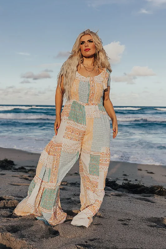 Breezy Retreat Jumpsuit Curves Cozy Women's Winter