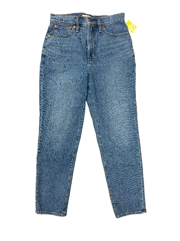 Jeans Straight By Madewell In Blue Denim, Size: 6 Athletic Women's High - 