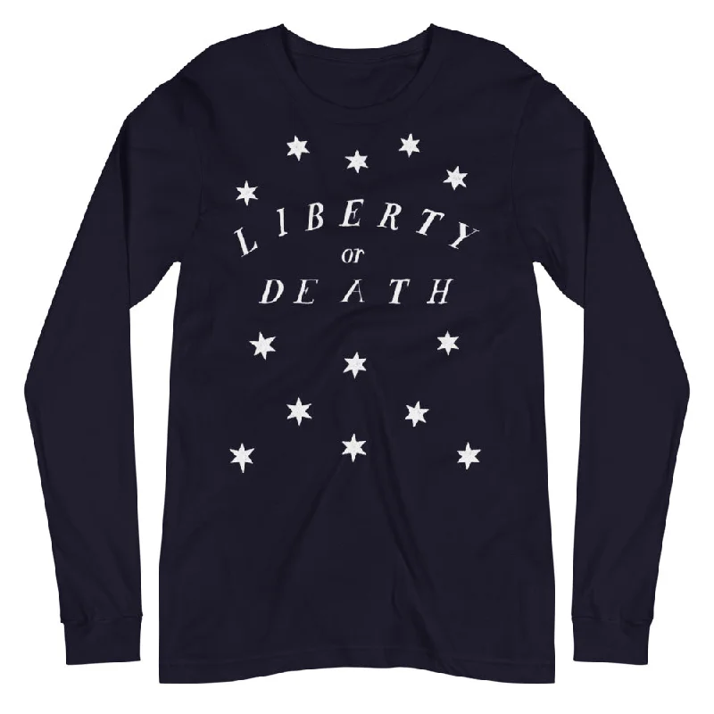 Liberty or Death Colonial Stars Long Sleeve T-Shirt Country