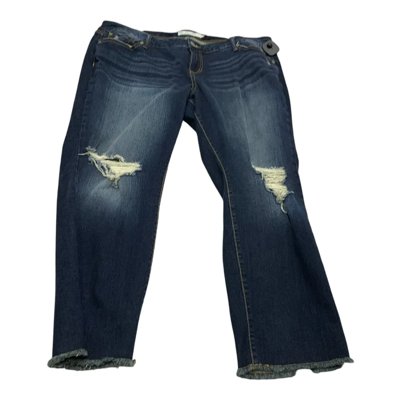 Jeans Straight By Torrid In Denim, Size: 18 Vacation