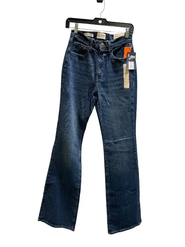Jeans Boot Cut By Universal Thread In Blue Denim, Size: 4 European
