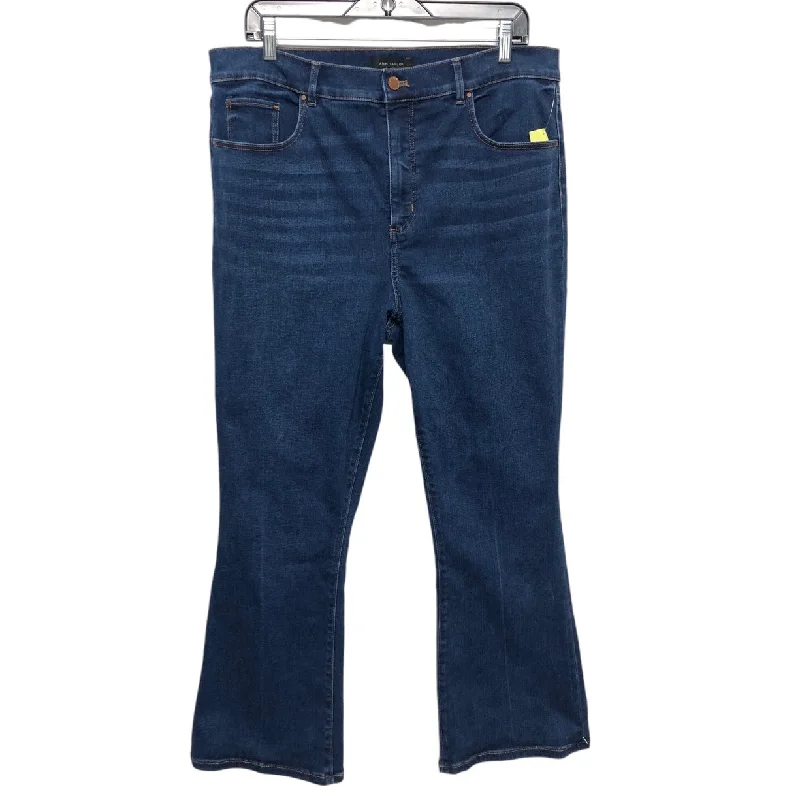 Jeans Boot Cut By Ann Taylor In Blue Denim, Size: 16 Modern Women's Tech