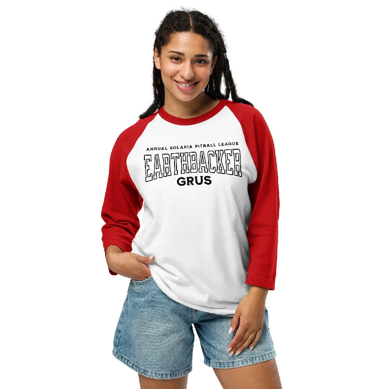 Geraldine Grus Pitball League Raglan Shirt British Gentlewoman Style