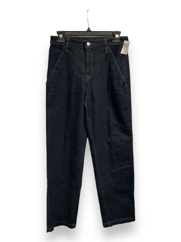 Jeans Wide Leg By Banana Republic In Blue, Size: 2 Sleek Women's 