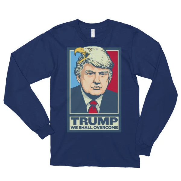 Donald Trump We Shall Overcomb Long Sleeve T-Shirt Gym