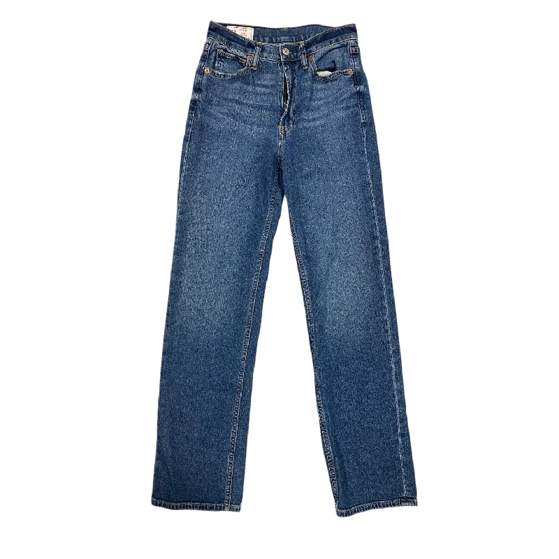 Jeans Straight By Gap In Blue Denim, Size: 0 purpose