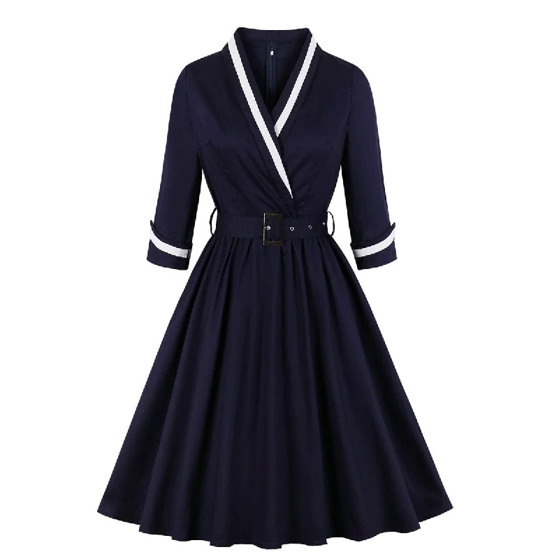 Women's Gothic Plunging Formal Dress with Buckle Strap Australian Beach