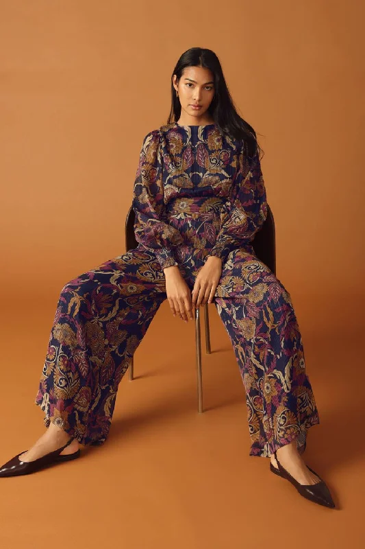 WHISPERING PINES WOVEN JUMPSUIT Feminine Women's Style 