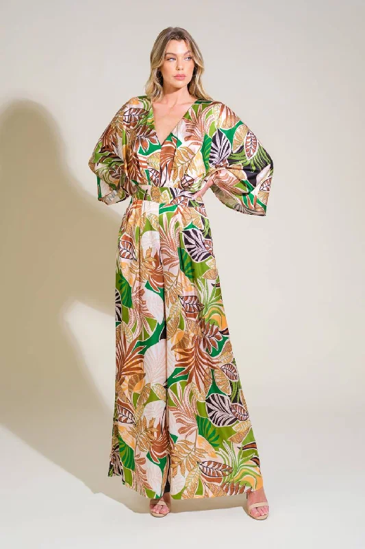 RIPPLE EFFECT WOVEN JUMPSUIT Women