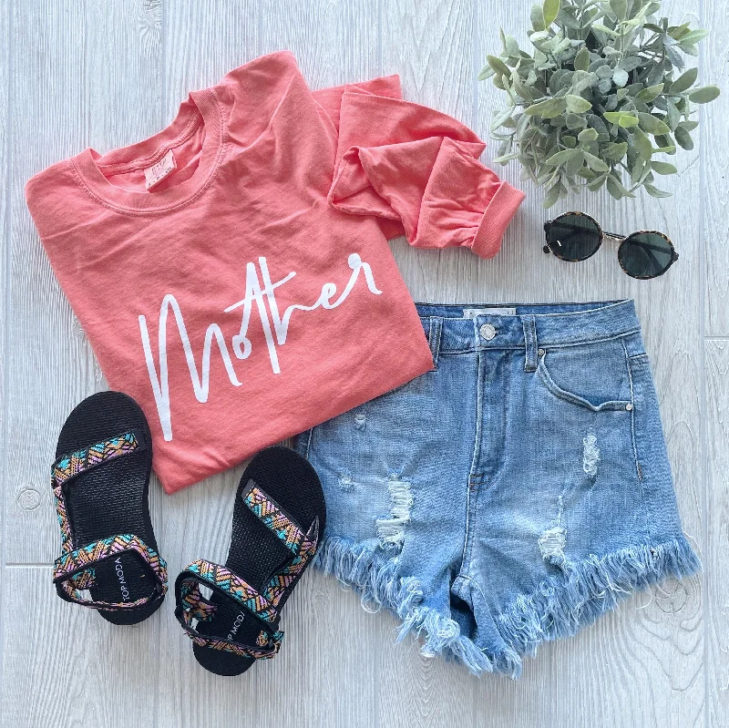 Mother • Coral Long Sleeve Athletic Women's 