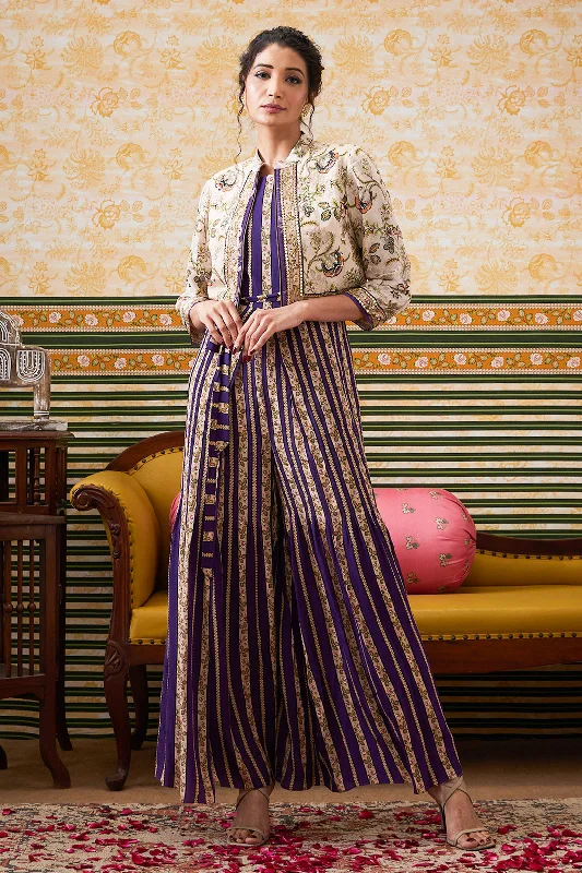 Mehr Printed Jumpsuit With Jacket Country