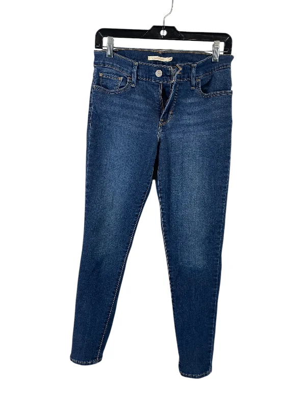 Jeans Skinny By Levis In Blue Denim, Size: 6 Refined Women's 