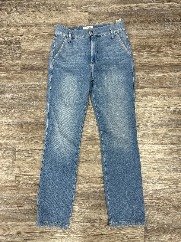 Jeans Designer By Frame In Blue Denim, Size: 4 Streetwear Style for 