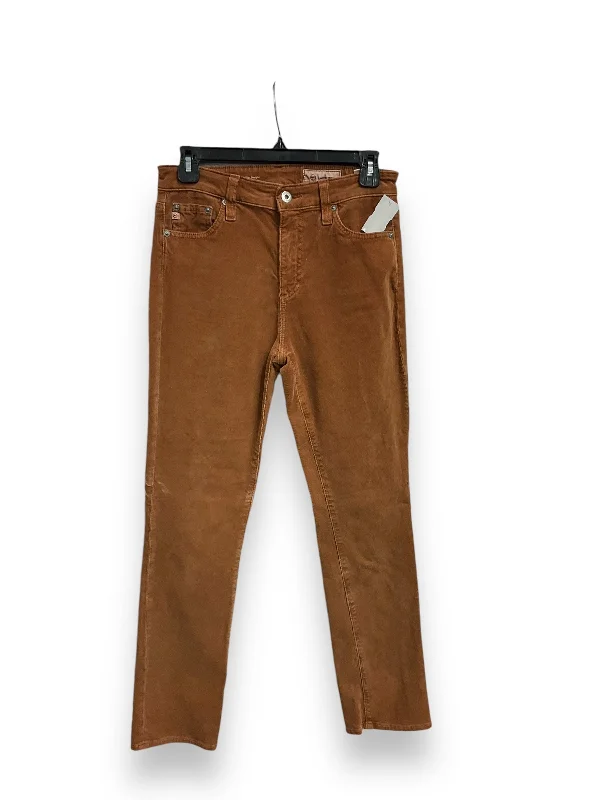 Pants Corduroy By Ag Jeans In Brown, Size: 4 British Gentlewoman Style