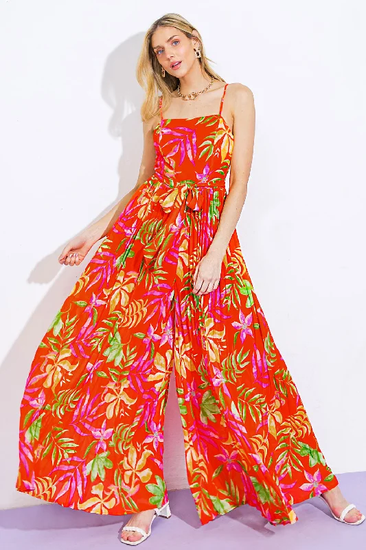 BLOSSOMING WITH JOY WOVEN JUMPSUIT Cool Women's Skate