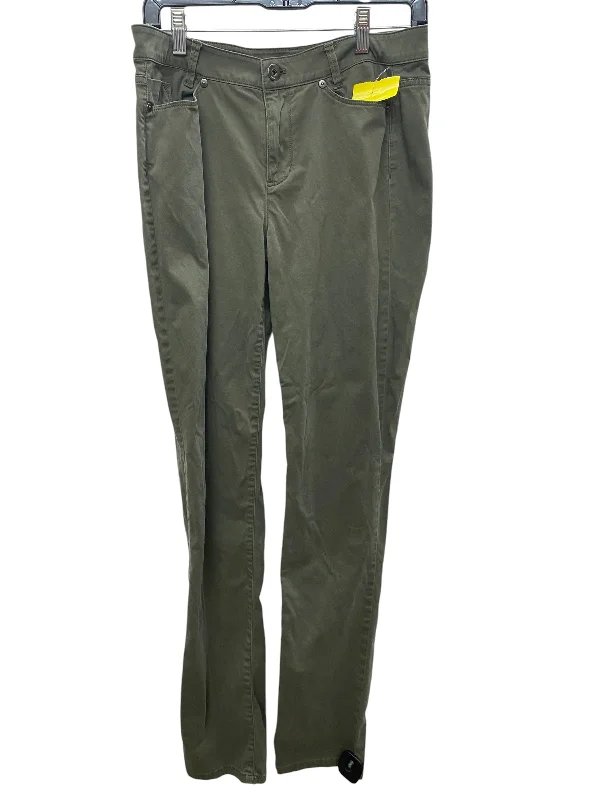 Jeans Straight By J. Jill In Green, Size: 8 performance