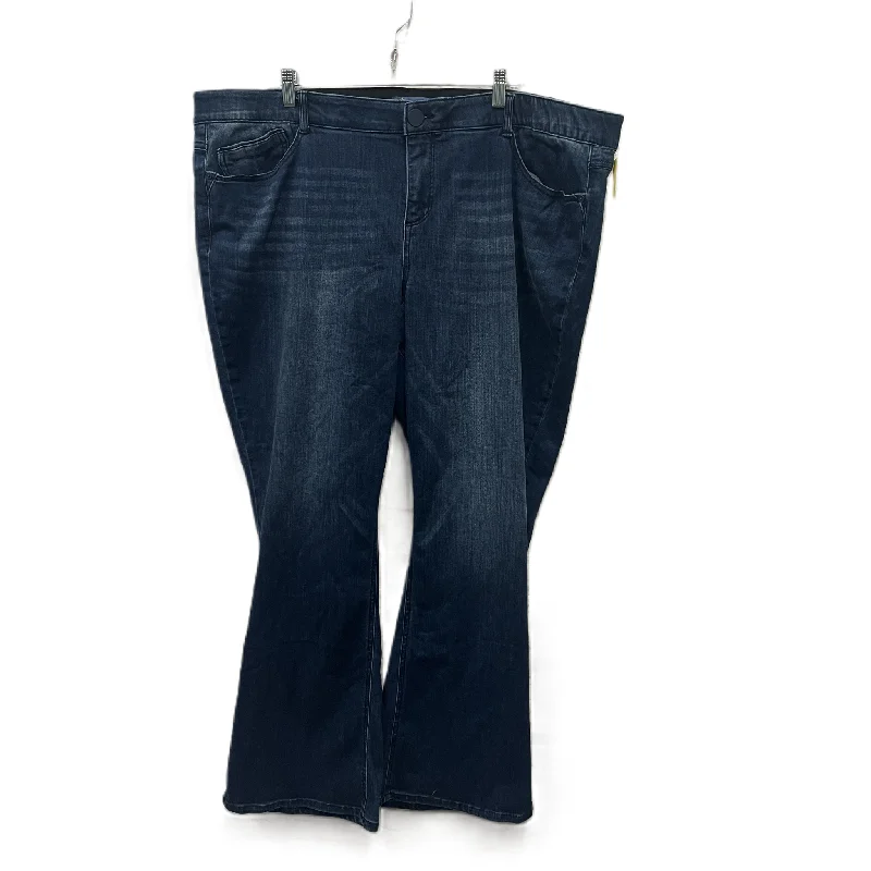 Jeans Boot Cut By Democracy In Blue, Size: 24 Sharp Women's Italian