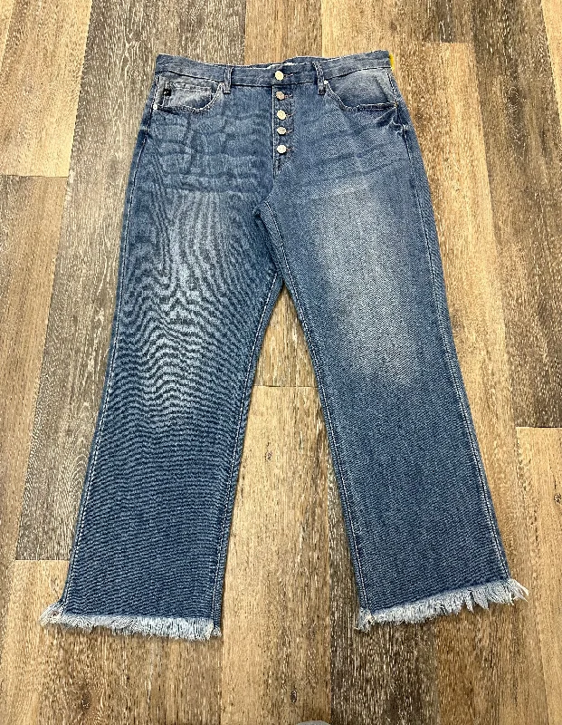 Jeans Boot Cut By Kancan In Blue Denim, Size: 10 Earthy Women's Hemp - based