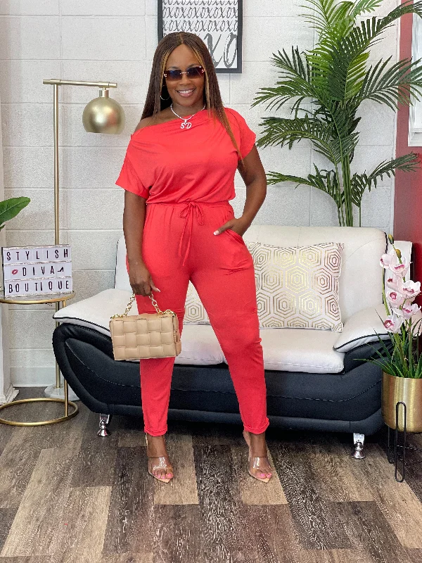 Lovely Style Jumpsuit (Rose) Vacation