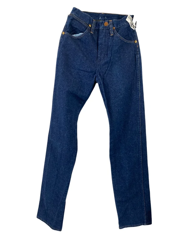 Jeans Straight By Wrangler In Blue Denim, Size: 24 Vacation