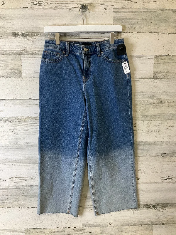 Jeans Cropped By Talbots In Blue Denim, Size: 4p Traditional Women's 