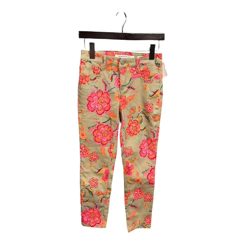 Jeans Skinny By Jones New York In Floral Print, Size: 2p Country
