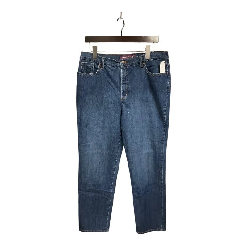 Jeans Straight By Gloria Vanderbilt In Blue Denim, Size: 14 purpose