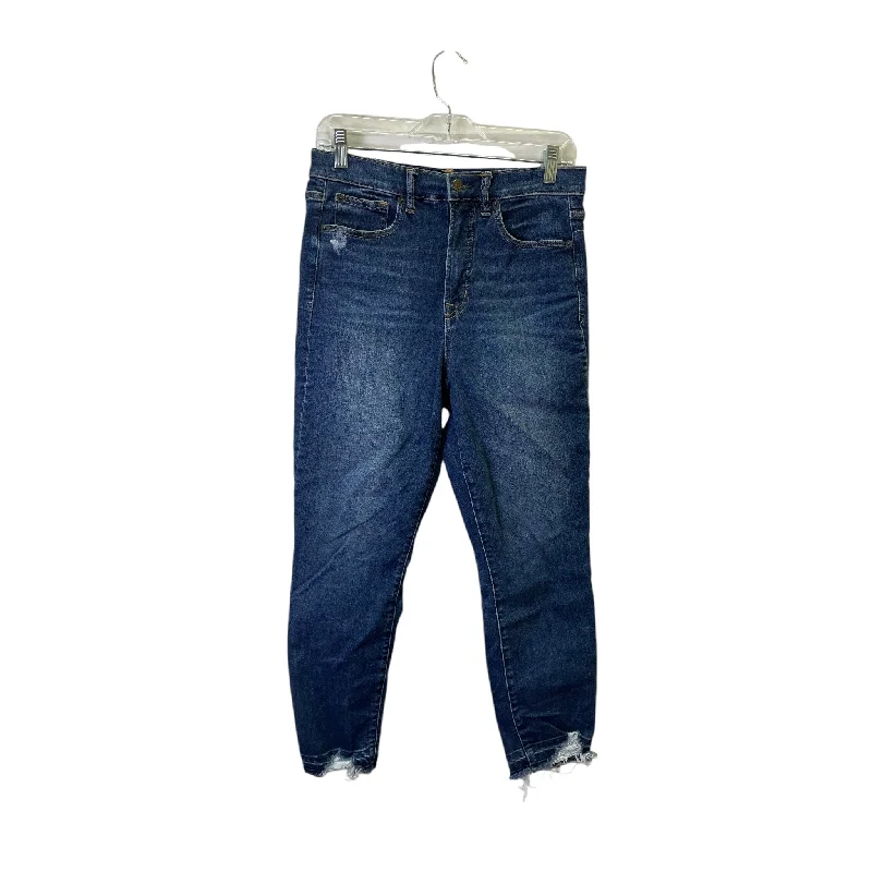 Jeans Skinny By Gap In Blue Denim, Size:8P Youthful Women's Anime - inspired