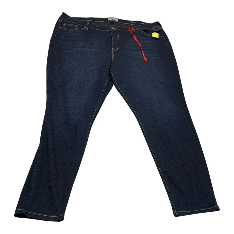 Jeans Skinny By Clothes Mentor In Blue Denim, Size: 26 Vintage Women's 1970S 