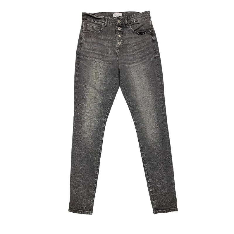 Jeans Skinny By Loft In Grey, Size: 6 French