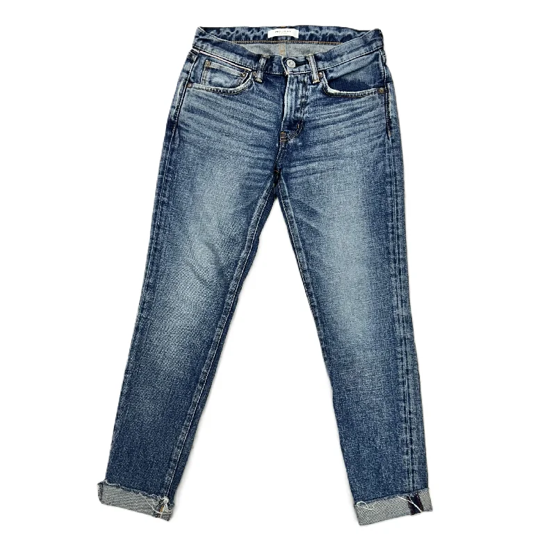 Jeans Straight By Moussy Vintage In Blue Denim, Size: 0 Casual Women's Loose - fitting Jeans Straight By Moussy Vintage In Blue Denim, Size: 0 Casual Women's Loose - fitting