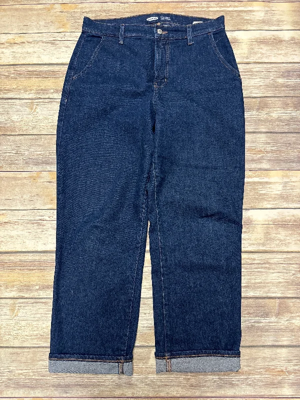 Jeans Straight By Old Navy In Blue Denim, Size: 12 Earthy Women's 