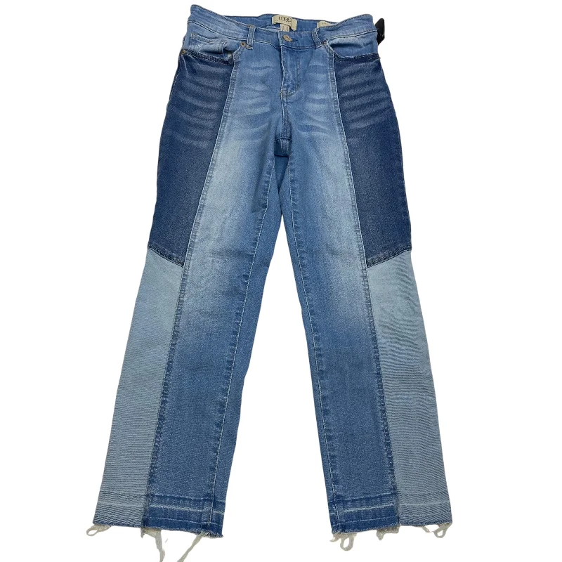 Jeans Skinny By Logo In Blue Denim, Size: 4p Preppy Women's College