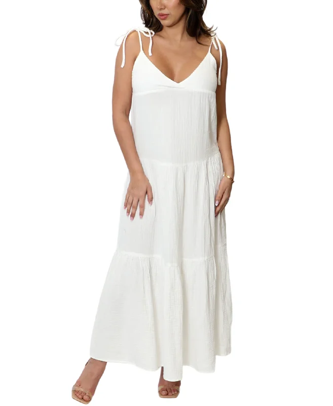 Tiered Maxi Dress Swim Cover-Up Sharp Women's Italian