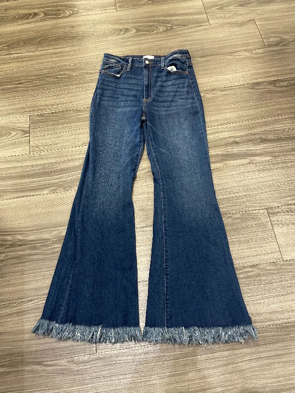 Jeans Flared By Clothes Mentor In Blue, Size: 14 Rugged Women's Outdoor 