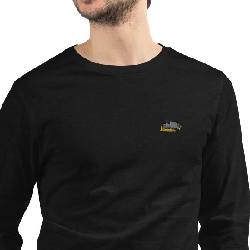 Killdozer Embroidered Long Sleeve Tee Streetwear Style for 