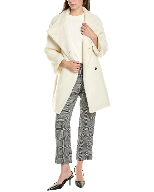 Cinzia Rocca Icons Wool & Alpaca-Blend Coat French
