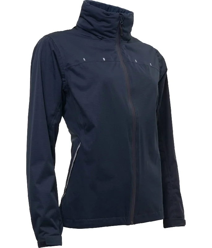 Women Swinley Rain Jacket In Navy Minimalist Women's Casual
