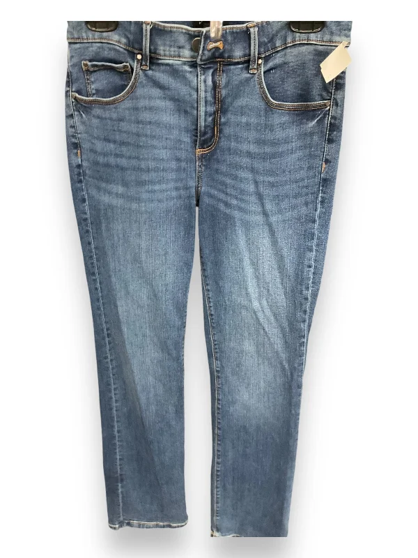 Jeans Flared By Ann Taylor In Blue Denim, Size: 4 Earthy Women's Hemp - based