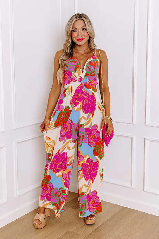 Tropicana Trendsetters Floral Jumpsuit Casual Women's Japanese 