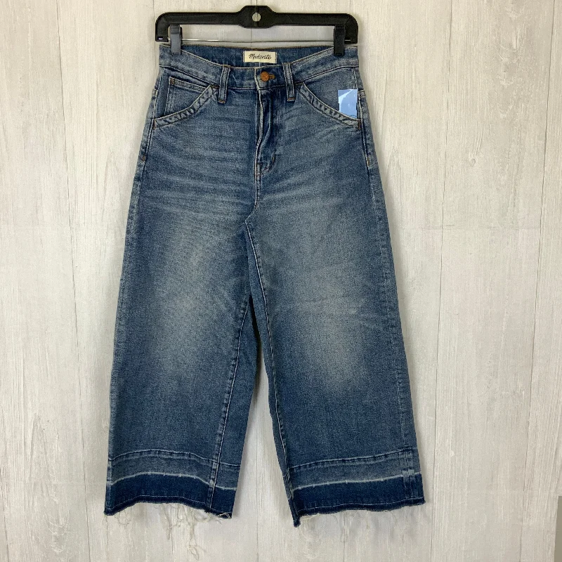 Jeans Cropped By Madewell In Blue Denim, Size: 2 Practical Women's Quick - dry